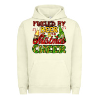 Pigment Pistachio fueled by beer and christmas cheer with beer bottles Urban Hoodie - AdoDesignShop