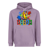Lavender softball support squad autism Heavyweight Hoodie - Zillion Design Studio