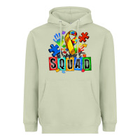Matcha softball support squad autism Heavyweight Hoodie - Zillion Design Studio
