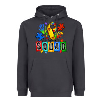 Smoke softball support squad autism Heavyweight Hoodie - Zillion Design Studio