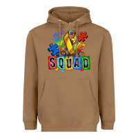 Toasted Coconut softball support squad autism Heavyweight Hoodie - Zillion Design Studio