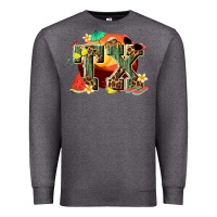 Charcoal Heather summer tx Premium Sweatshirt - texasbilliewilder