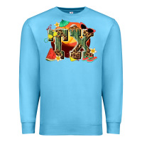Ocean Blue summer tx Premium Sweatshirt - texasbilliewilder