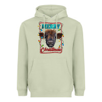 Matcha Merry Christmas Calf Heavyweight Hoodie - RanaPortraitStore