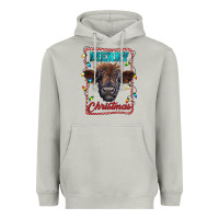 Moon Dust Merry Christmas Calf Heavyweight Hoodie - RanaPortraitStore