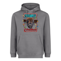 Storm Merry Christmas Calf Heavyweight Hoodie - RanaPortraitStore