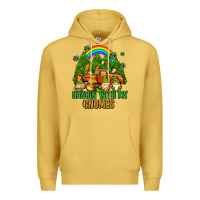 Hangin With My Gnomes With Rainbow Premium Hoodie | Teevron