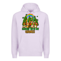 Lilac hangin with my gnomes with rainbow Premium Hoodie - AdoDesignShop