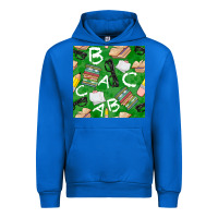Cobalt english class seamless pattern Urban Hoodie - BundleAndBundleShop
