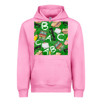 Fuchsia Pink english class seamless pattern Urban Hoodie - BundleAndBundleShop