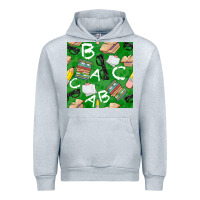 Heather Grey english class seamless pattern Urban Hoodie - BundleAndBundleShop
