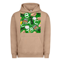 Pigment Burro english class seamless pattern Urban Hoodie - BundleAndBundleShop
