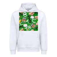 White english class seamless pattern Urban Hoodie - BundleAndBundleShop