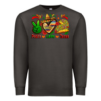 Smoke peace love tacos Premium Sweatshirt - Zillion Design Studio