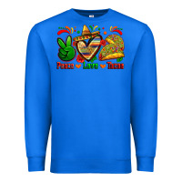 True Royal peace love tacos Premium Sweatshirt - Zillion Design Studio