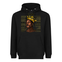 Black afro man black king i am Heavyweight Hoodie - texasbilliewilder