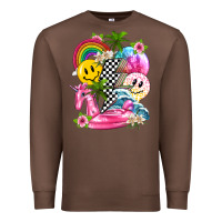 Chestnut summer smile face and beach vibes with rainbow tbw Premium Sweatshirt - texasbilliewilder