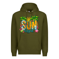 Army Green sun kissed summer Premium Hoodie - Jasminsmagicworld