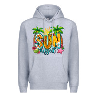 Heather Grey sun kissed summer Premium Hoodie - Jasminsmagicworld