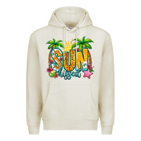 Oatmeal Heather sun kissed summer Premium Hoodie - Jasminsmagicworld