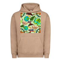 Pigment Burro geography class seamless pattern Urban Hoodie - BundleAndBundleShop