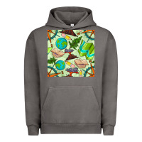 Pigment Tornado geography class seamless pattern Urban Hoodie - BundleAndBundleShop