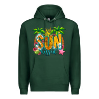 Sports Green sun kissed summer Premium Hoodie - Jasminsmagicworld