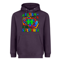 Plum autism is his superpower ripped Heavyweight Hoodie - Zillion Design Studio