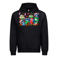 Black christmas stitch coffee Urban Hoodie - Jasminsmagicworld