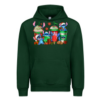 Forest Green christmas stitch coffee Urban Hoodie - Jasminsmagicworld
