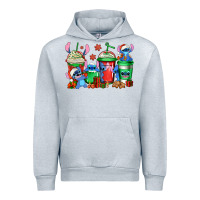 Heather Grey christmas stitch coffee Urban Hoodie - Jasminsmagicworld