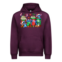 Mauve Wine christmas stitch coffee Urban Hoodie - Jasminsmagicworld