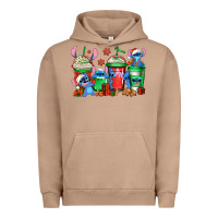 Pigment Burro christmas stitch coffee Urban Hoodie - Jasminsmagicworld