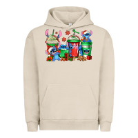 Pigment French Oak christmas stitch coffee Urban Hoodie - Jasminsmagicworld