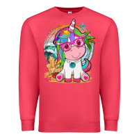 Cardinal summer unicorn tbw Premium Sweatshirt - texasbilliewilder