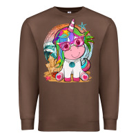 Chestnut summer unicorn tbw Premium Sweatshirt - texasbilliewilder