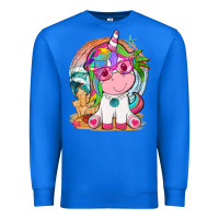 True Royal summer unicorn tbw Premium Sweatshirt - texasbilliewilder