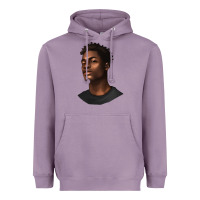 Lavender afro man Heavyweight Hoodie - texasbilliewilder