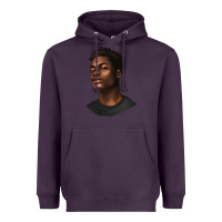 Plum afro man Heavyweight Hoodie - texasbilliewilder