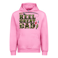 Fuchsia Pink reel great dad Urban Hoodie - Artiststas