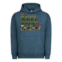 Pigment Midnight Navy reel great dad Urban Hoodie - Artiststas