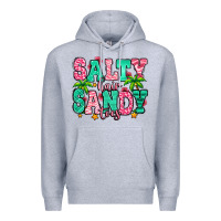 Heather Grey salty hair sandy toes Premium Hoodie - Jasminsmagicworld