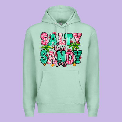 Salty Hair Sandy Toes Premium Hoodie Designed By Jasminsmagicworld