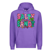 Purple salty hair sandy toes Premium Hoodie - Jasminsmagicworld