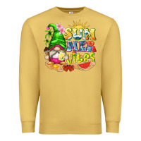 Antique Gold summer vibes gnome tbw Premium Sweatshirt - texasbilliewilder
