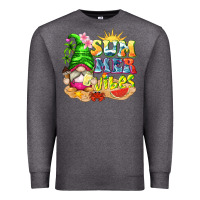 Charcoal Heather summer vibes gnome tbw Premium Sweatshirt - texasbilliewilder