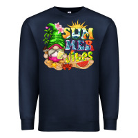 Navy summer vibes gnome tbw Premium Sweatshirt - texasbilliewilder