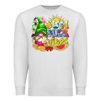 Oatmeal Heather summer vibes gnome tbw Premium Sweatshirt - texasbilliewilder