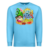 Ocean Blue summer vibes gnome tbw Premium Sweatshirt - texasbilliewilder