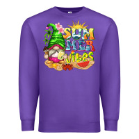 Purple summer vibes gnome tbw Premium Sweatshirt - texasbilliewilder